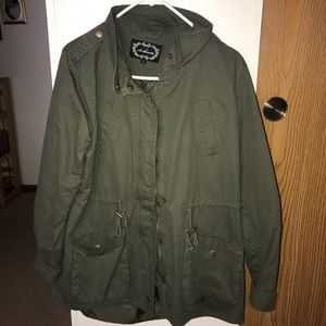 green “army” jacket